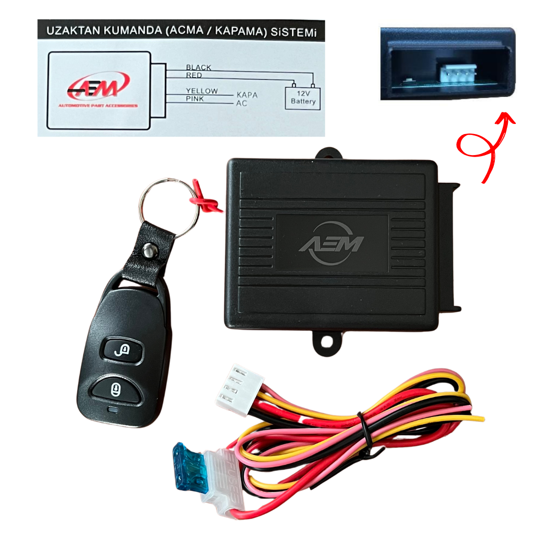 AÇMA KAPAMA EGZOZ İÇİN 4 KABLOLU AEM 1060