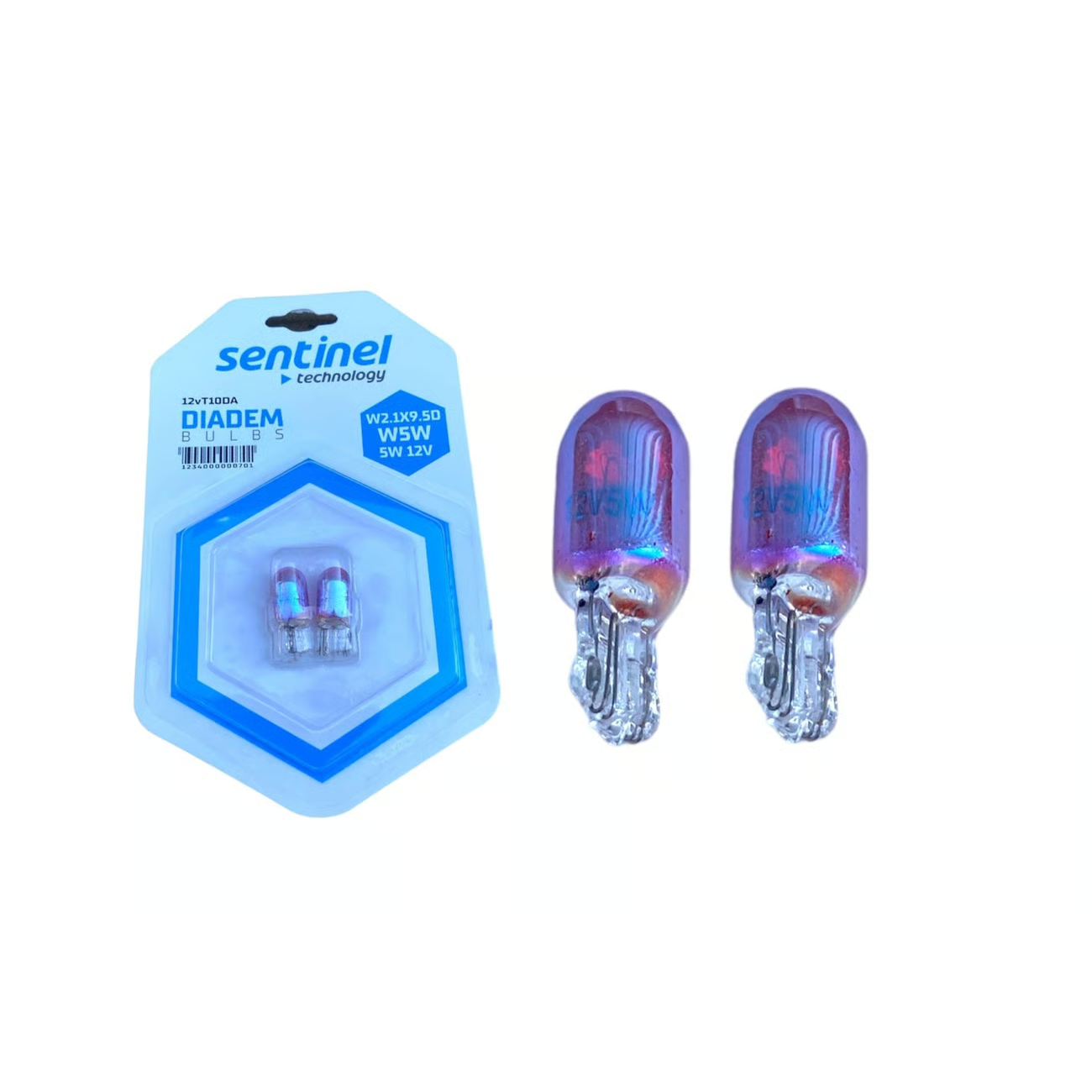 Ampul T10 Diadem W2.1X9.5D W5W 12V sentinel